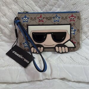 Karl Lagerfeld Paris Maybelle SLG Zip Wristlet